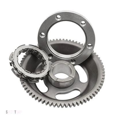 互換品 ヤマハ TTR250 TT-R250 XT250 Tricker 250 TT250R Raid Serow 250 TTR 250 TT 250 R用ワンウェイスタータークラッチギアアッセンブリ_8