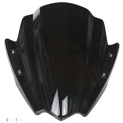 互換品 CB1000R CB300F CB500F CB500X用ストリートバイクフロントスクリーン ホンダ 2008年から2014年 2015年式 ブラック_9