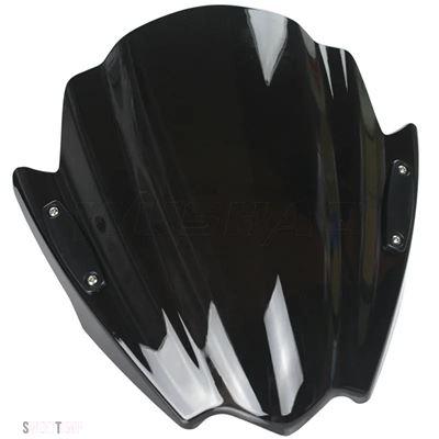 互換品 CB1000R CB300F CB500F CB500X用ストリートバイクフロントスクリーン ホンダ 2008年から2014年 2015年式 ブラック_10