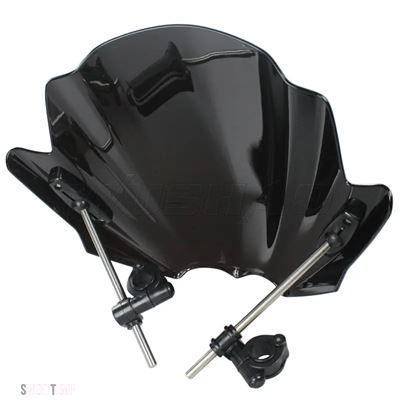 互換品 CB1000R CB300F CB500F CB500X用ストリートバイクフロントスクリーン ホンダ 2008年から2014年 2015年式 ブラック_11