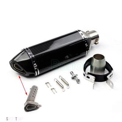 互換品 ホンダ 51mm 汎用エキゾーストマフラー ステンレススチールパイプ エスケープ モディファイド DBキラー Z900 MT07 NK400 Ninja250 R3用