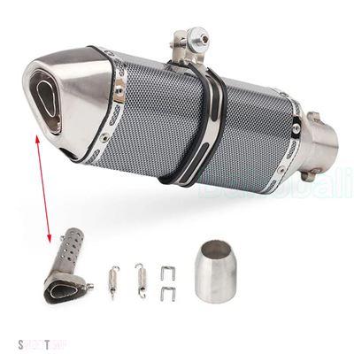 互換品 ホンダ 51mm 汎用エキゾーストマフラー ステンレススチールパイプ エスケープ モディファイド DBキラー Z900 MT07 NK400 Ninja250 R3用