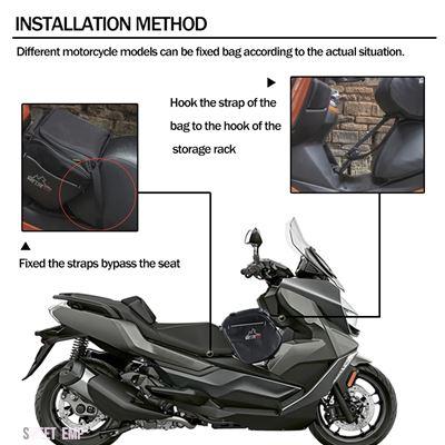 互換品 TMAX T-MAX 530 収納タンクショルダーバッグ スクーターツールバッグ 屋外防水サドルバッグ ヤマハ 560用 ライダー用ラゲッジ_4