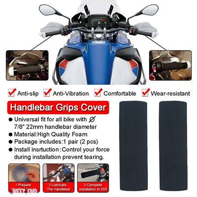 互換品 BMW 汎用フォームハンドルカフカバー 熱収縮ハンドルグリップ ブレーキカバー F800GS G310GS F850GS R1250GS R1200GS Adventure_11