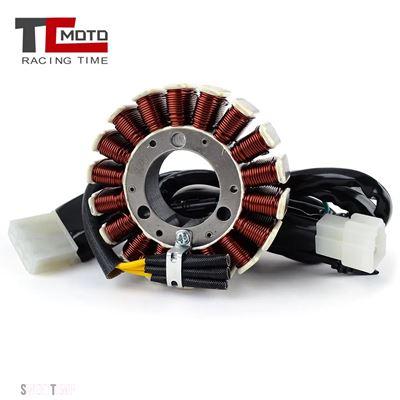 互換品 カワサキ ステーターコイル   KLX250 S/SF D-Tracker 2008年-2014年 21003-0087 エンジンパーツ ジェネレーターマグネトコイル KLX250S KLX250SF_4
