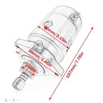 互換品 ヤマハ エンジン スターターモーター 9スプライン 676-81800-10 697-81800-10 50-81490M マーキュリーマリン船外機用 40 55 60_5