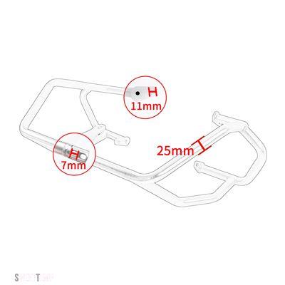 互換品 Tiger Sport 660 2022 エンジンガードプロテクター トライアンフ 2023用 クラッシュバーバンパーセーフティケージ転倒防止_6