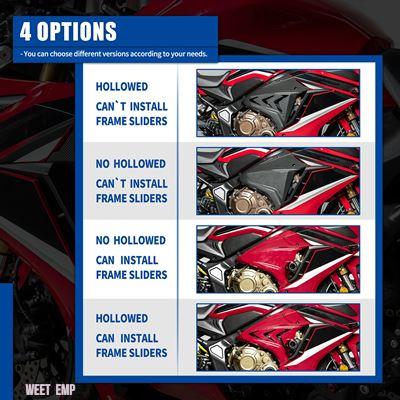 互換品 ホンダ CBR 650 R CBR 650R 2019年-2022年用 CBR650R シートサイドカバー カウルパネル フレームガード インジェクションスポイラー フェアリン