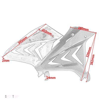 互換品 ホンダ CBR 650 R CBR 650R 2019年-2022年用 CBR650R シートサイドカバー カウルパネル フレームガード インジェクションスポイラー フェアリン