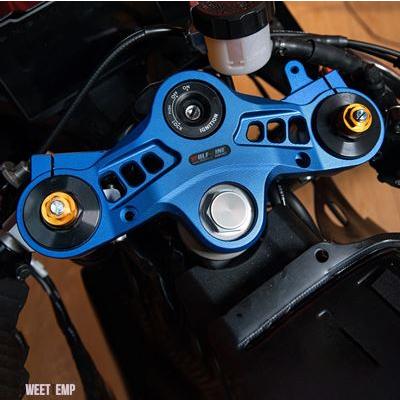 互換品 ヤマハ YZF-R7 YZF R7 R 7 2021 2022 2023 フロントフォークホルダーブラケットキット用トップトリプルクランプハンドルバー_5
