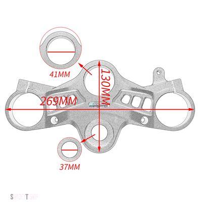 互換品 ヤマハ YZF-R7 YZF R7 R 7 2021 2022 2023 フロントフォークホルダーブラケットキット用トップトリプルクランプハンドルバー_8