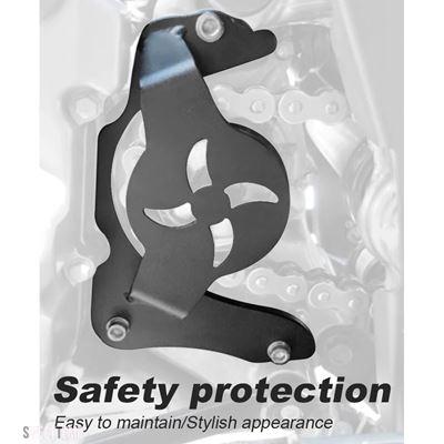 互換品 DR650 DR 650 1996年〜2022年用アクセサリーフロントスプロケットカバーケースセーバープロテクターチェーンガード スズキ_5