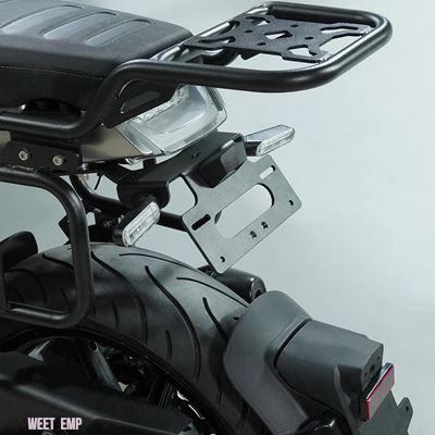 オートバイのフロントナンバープレートナンバープレート ニバーサルパーツ バイクナンバープレートホルダー ライセンスプレートブラケット 新製品:ライセンスプレートホルダー ガンメタ オートバイのナンバープレートホルダー ユニバーサルオートバイ調整可能な