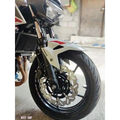 互換品 カワサキ Ninja 400 ABS/Z 400 Z400/EX 400 EX400/ABS 2018 2019 2020 2021 2022用 CNCフローティングフロントブレーキディスクローター
