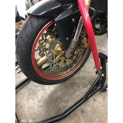 互換品 ELIMINATOR ZL 600 ZZR250 ZZ カワサキ 1995年-1999年用 CNCフロントブレーキディスクローター 1995年 1996年 1997年 1998年 1999年 1個セット_3
