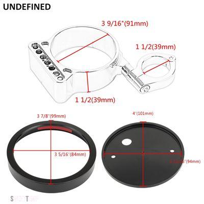 互換品 39mm 883 1200 XL 93-15 ハーレー ダビッドソン サイドスピードメーター移設ブラケットマウント スポーツスター ダイナ ローライダー_9