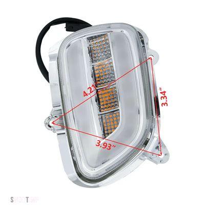 互換品 ホンダ Goldwing GL1800 GL 1800 2001年-2017年 F6B 2013年-2017年用 フロント LED ウインカー