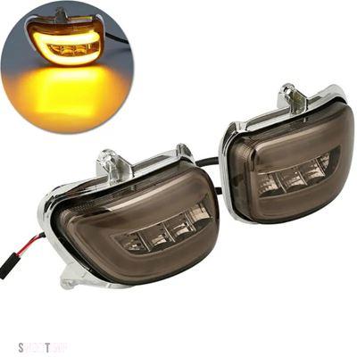 互換品 ホンダ Goldwing GL1800 GL 1800 2001年-2017年 F6B 2013年-2017年用 フロント LED ウインカー