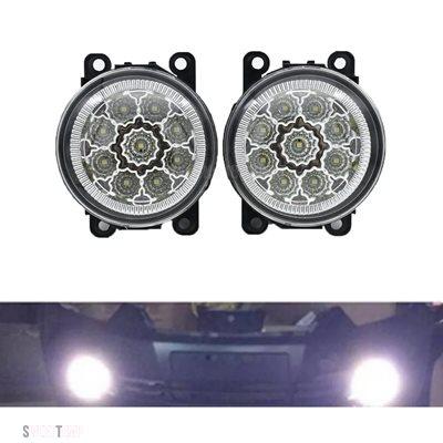互換品 オペル 2個入り 自動 右側+左側 LEDフォグランプランプ カースタイリング H11 ハロゲンランプ 12V バルブアセンブリ ASTRA H ハッチバック 2005_6