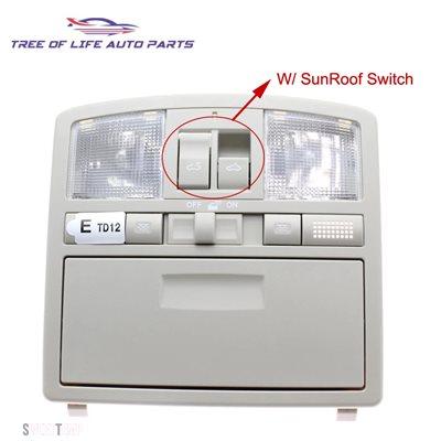 互換品 地図読書ランプ ライトグレー 2010年〜2015年用 マツダ CX9 CX-9 6 TD7569970C75 TD12-69-970H75 TD12-69-970 車用ルーフコンソール_1