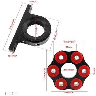 ブランド登録なし - 取り替えっこ品 レーシングカー用ドライブシャフトセンターキャリアベアリングサポートフレックスディスクキット 3続きもの用 BMW E36 E46