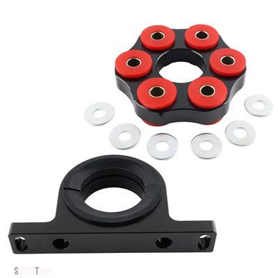 ブランド登録なし - 取り替えっこ品 レーシングカー用ドライブシャフトセンターキャリアベアリングサポートフレックスディスクキット 3続きもの用 BMW E36 E46