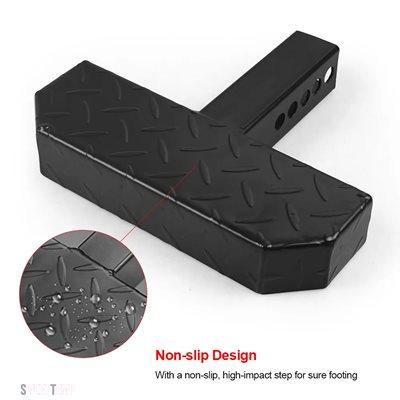 互換品】 ヒッチステップ 滑り止めと錆防止 牽引バンパーガード 30CM