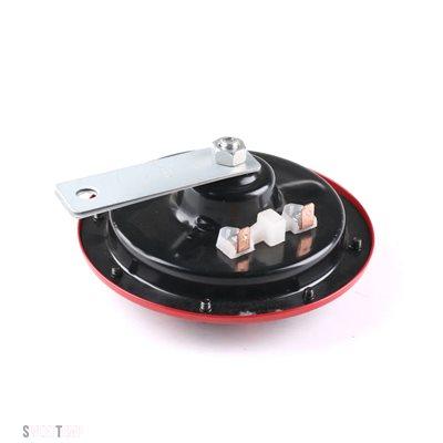 互換品 バイク パーツ 2個 12V 115dB ヘラ社製 超大音量コンパクト電動ブラストトーンエアホーンキット オートバイ用 車用 赤/黒_7