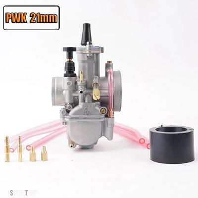 互換品 PWK 21 24 26 28 30 32 34mm ヤマハ ユニバーサルキャブレター オートバイ用キャブレターパワーインジェクション レース用 ミクニ コーソ_11