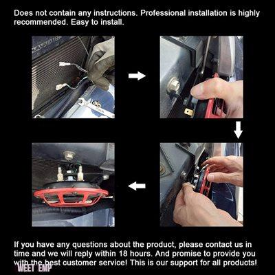 互換品 バイク パーツ PQY - オートバイ用 自動車用 2個 12V 115DB 超大音量 コンパクト 電動ブラストトーン エアホーンキット PQY-LB31_5