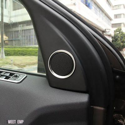 互換品 ランドローバー ディスカバリー スポーツ 2015-2019用 ABS シルバー カーサイドドア オーディオスピーカーカバー 装飾用インテリアカーアクセサ_9