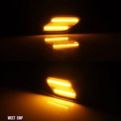 互換品 ジープ ラングラー JL 2018年式以上用 アンバー LED 車フロントフェンダー サイドマーカーライト グラディエーター JT 2020年式以上用 ターンシ_5