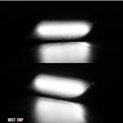 互換品 メルセデス ベンツ スモークレンズ アンバー/ホワイト LED フロントサイドマーカーインジケーターライト 2012年〜2014年型 W204 LCI C250 C300 C35_5