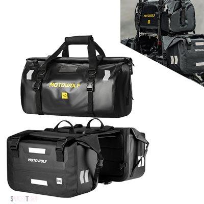 互換品 バイク パーツ オートバイ用ドライバッグ 30L/40L/66L 防水ロールパックバッグ バイク用サドルバッグ サドルパニア ユニバーサルバイク用リアサ