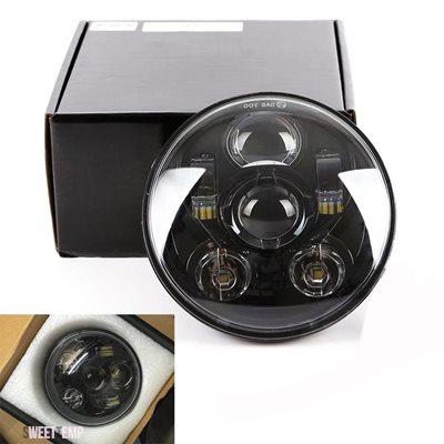 互換品 ハーレー ダビッドソン 5.75" 5 3/4 LED オートバイのヘッドライト ブラック スポーツスター 1200 XL1200L カスタム XL1200C 883 XL883 883L XL_3