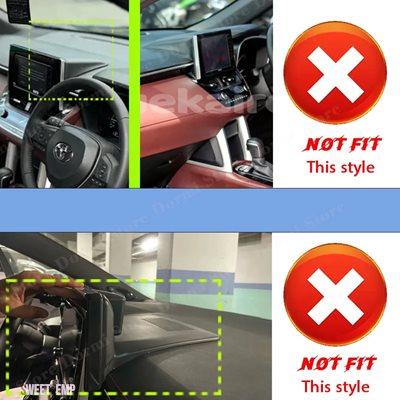 互換品 トヨタ カローラ E210 2022 2021 2020 2019 スクリーン 車載用携帯電話ホルダー GPS ブラケット 重力マウント サポートスタンド アクセサリー_5