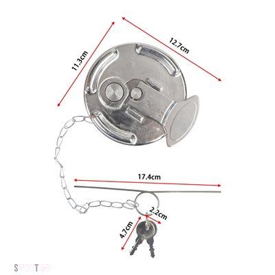 互換品 ロック式燃料キャップ タンクカバー 11-04859-100 ロック付きトラック用タンクキャップ Peterbilt 587 2011年〜2016年用 11-04859-200 572-1015_1