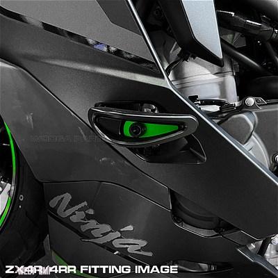 互換品 フレームスライダーキット カワサキ  ニンジャ ZX-4R SE ZX-4RR ZX-25R 2021-2024 フレームスライダープロシールドクラッシュスキッドパッドガー_7