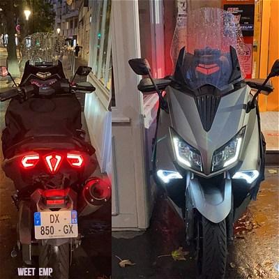互換品 TMAX 530 2012-2016 ウィンカーライト LED インジケーターフロントリアテールブレーキランプテールライトLED ライト TMAX530 アクセサリー_9