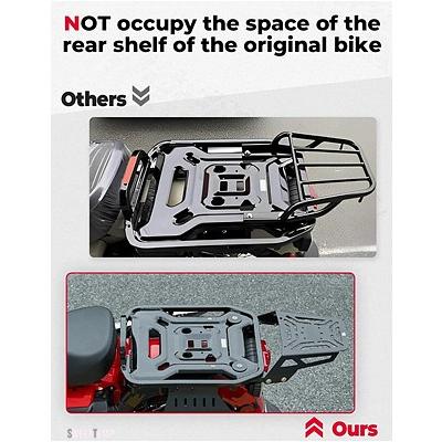 互換品 ホンダ CT125 トレイル 125 ハンターカブ リアラックキャリアキャリア用品センタースタンドフレーム配置ラック_4