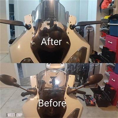 互換品 YZF-R1 R1 YZF R 1 1998-2014 2008 2013 2012 ヤマハ サイドミラー風翼回転バックミラー_5