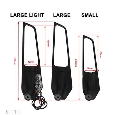 互換品 YZF-R1 R1 YZF R 1 1998-2014 2008 2013 2012 ヤマハ サイドミラー風翼回転バックミラー_8