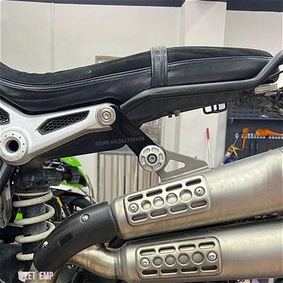 互換品 BMW R 9 T R9T スクランブラーアルミ高マフラーホルダー排気システム接続固定ブラケットアクセサリー_7