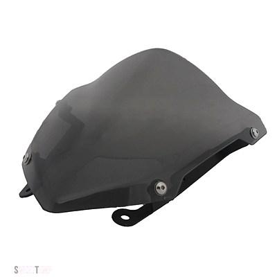 互換品 フロントガラスフロントガラスヤマハ MT07 MT-07 FZ-07 FZ07 2014 2015 2016 2017 アクセサリーパレブリーズウインドディフレクター_7
