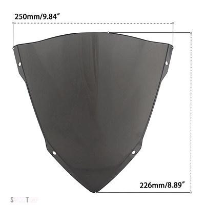 互換品 フロントガラスフロントガラスヤマハ MT07 MT-07 FZ-07 FZ07 2014 2015 2016 2017 アクセサリーパレブリーズウインドディフレクター_9