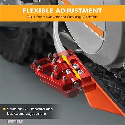 互換品 折りたたみリアブレーキペダルステップチッププレートベータ RR 300 RR-S 250 390 430 450 480 500 X-TRAINER 300 2013-2023 GASGAS KTM SHERCO_6