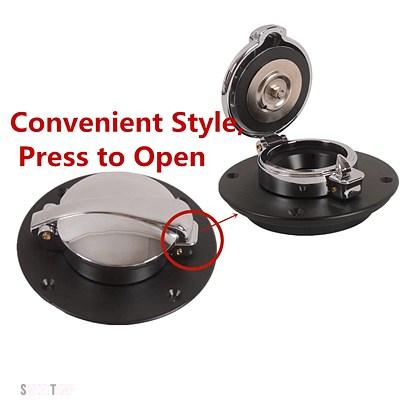 互換品 BMW K100 K100LT K100RS K100RT K 100 K75 K1 CNC アルミ燃料タンクガスキャップカバー回転オープンすぐ