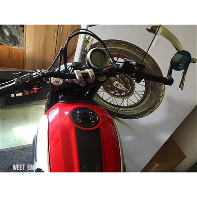 互換品 CNC アルミ高速燃料ガスキャップタンクキャップカバー CNC ビレットドゥカティ スクランブラー 800 2014 2015 2016