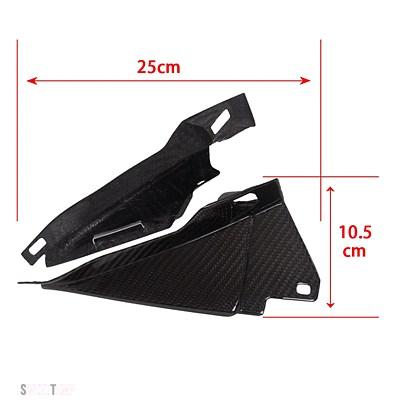 互換品 BMW S1000XR S1000 XR 2015 2016 2017 2018 2019 カーボンサイドパネルフロントサイドフェアリングツイル