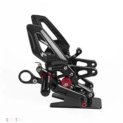 互換品 BMW S1000RR S 1000RR S1000 2009 2010 2011 2012 2013 2014 リアセットアルミフットペグレーシングリアセットカーボン部品_5